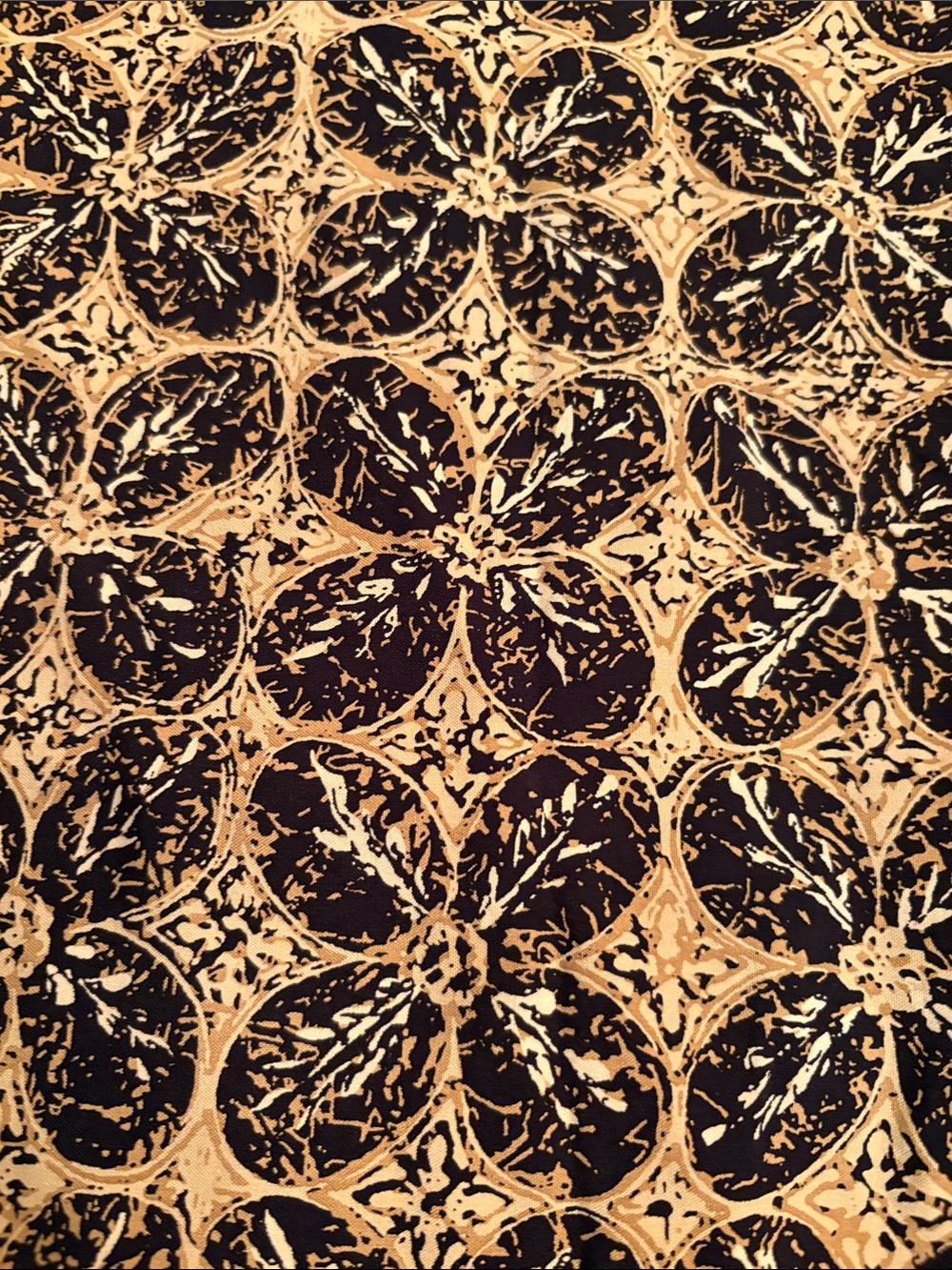 GORGEOUS Liz Claiborne Black/Cream Maxi Wrap Skirt -Large - Silk, Classy, Luxury - Picture 4 of 10